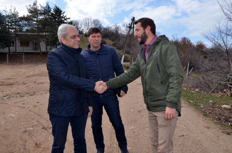 Градоначалникот Јаневски ги посети населените места Дорломбос и Мемешли