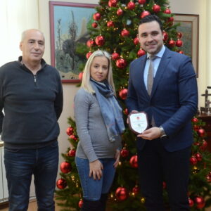 Градоначалникот Костадинов на средба со претставници на ЖФК „Тиверија“ Струмица