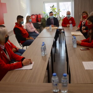  Денес градоначалникот Костадин Костадинов беше во посета на Општинската организација на Црвен крст – Струмица