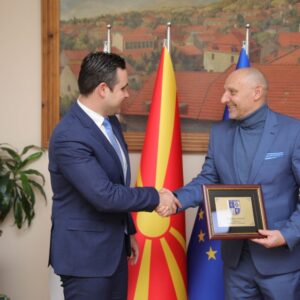 Градоначалникот Костадинов оствари средба со амбасадорот Јаќимовиќ
