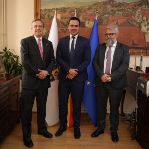 Општина Струмица денеска ја посети Ерик Мејер Заменик шеф на мисијата на Амбасадата на САД во Македонија