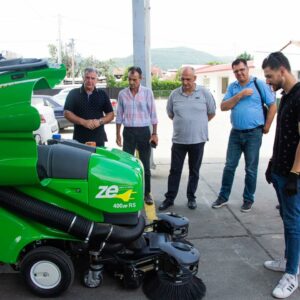 Нова електрична метларка во возно-техничкиот парк на ЈПКД „Комуналец“ – Струмица