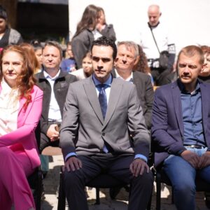 Градоначалникот Костадинов на патрониот празник на ООУ „Маршал Тито“ од Струмица