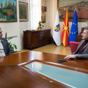 Градоначалникот Јанков денеска беше домаќин на министерот Перински