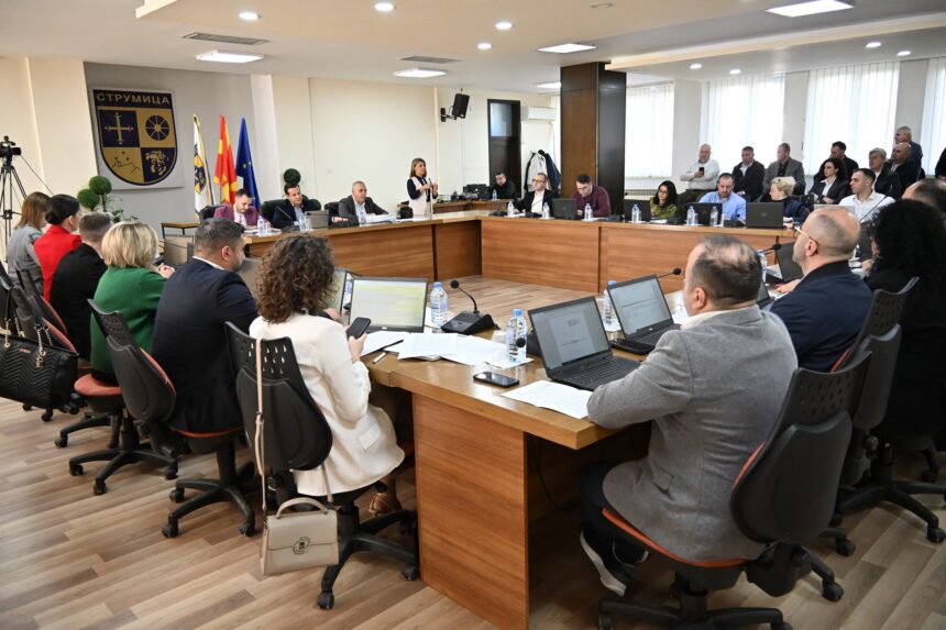 Советот на Општина Струмица го усвои извештајот за буџетот за 2025: Реализација од 93,66 проценти и позитивни најави за 2026